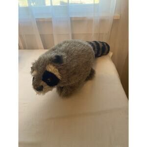 VTG Country Critters Raccoon Full Body Hand Puppet Stuffed Animal Plush 1980’s